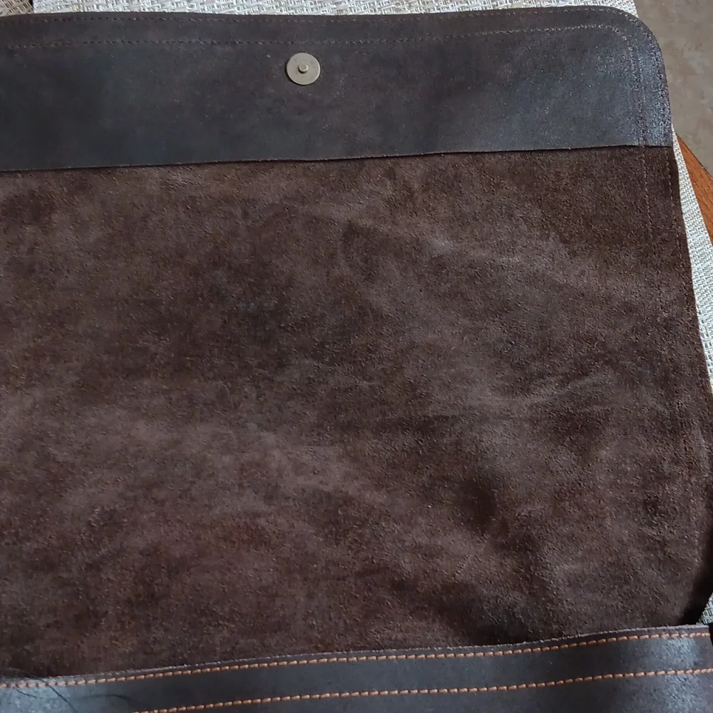 Sale!!!Vintage Distressed Large Brown Leather Messenger Bag.HandCrafted.Unisex.